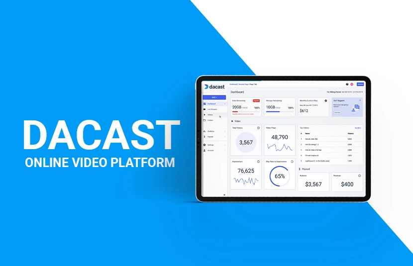 Dacast Video hosting platform